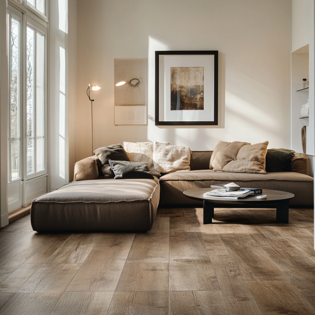 Moderne Bodenfliesen in Holzoptik Fliesenleger Stuttgart